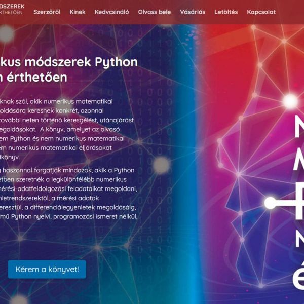 Numerikus módszerek Python nyelven érthetően